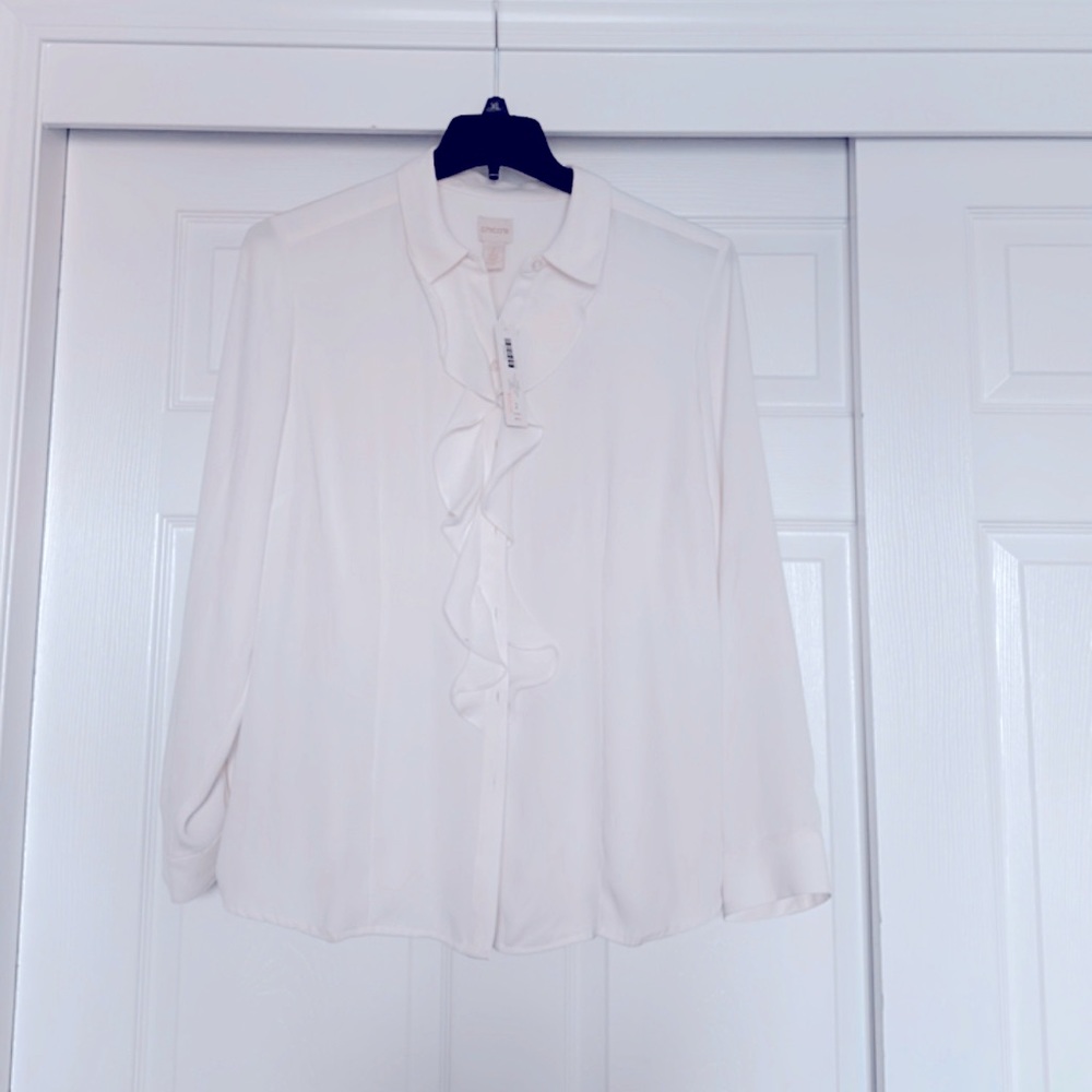 Cream Chico’s Blouse